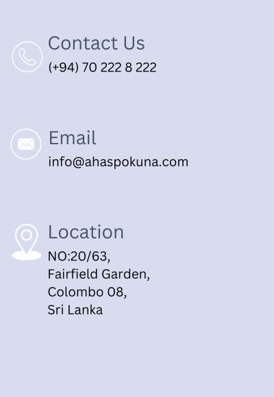 Contact details of ahaspokuna Sri Lanka 